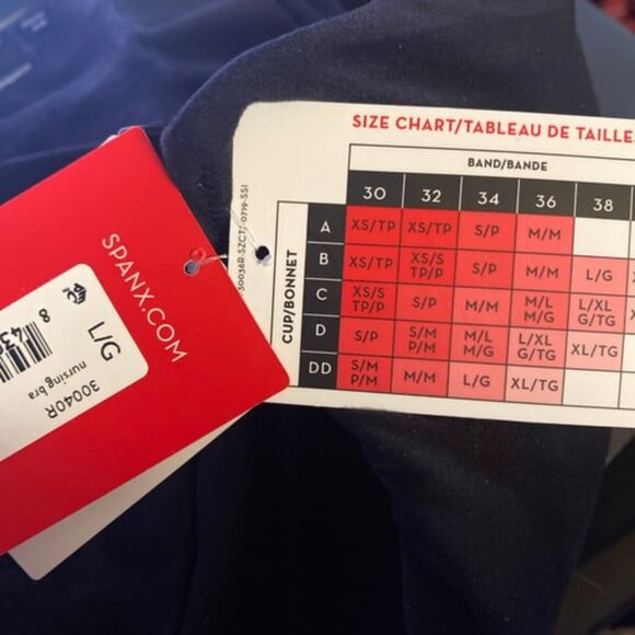 SPANX Bra-llelujah! Mama Nursing Racerback Wrap Bra Very Black Various Sizes NWT - Picture 9 of 10